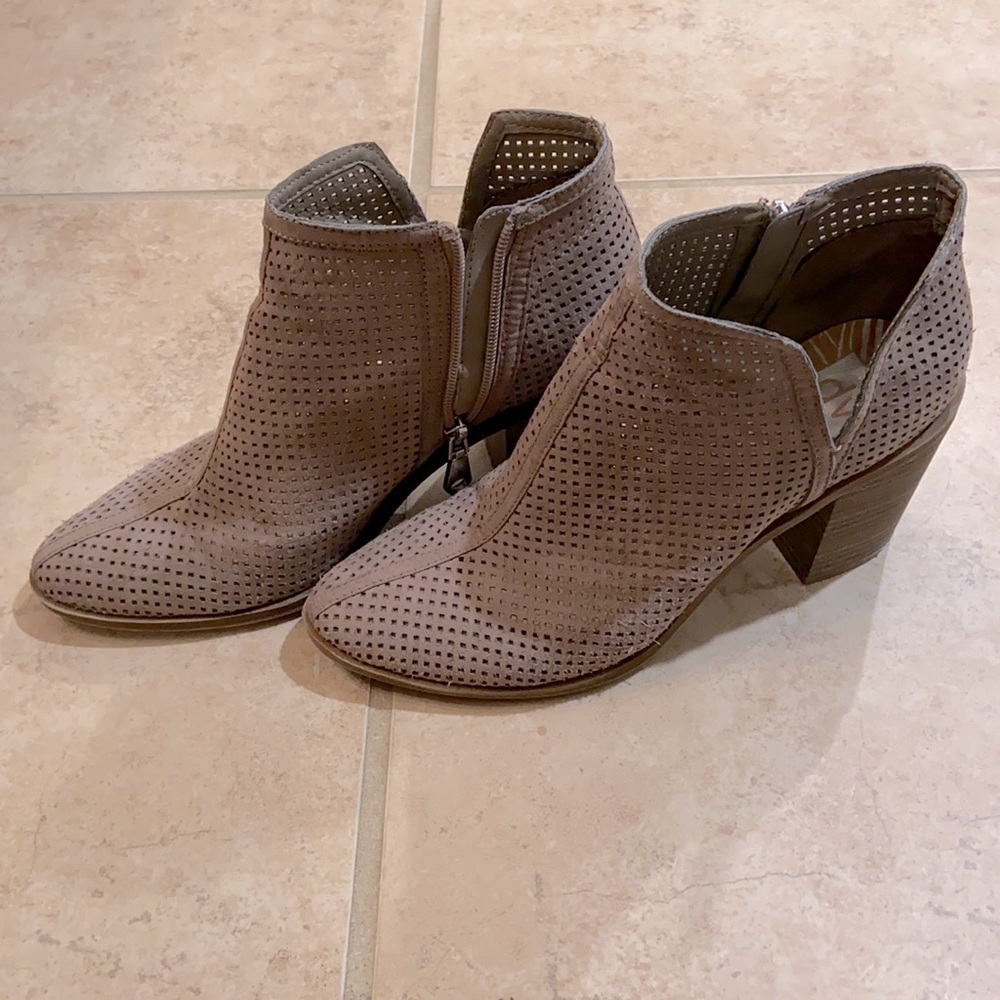 Taupe Dolce Vita summer booties